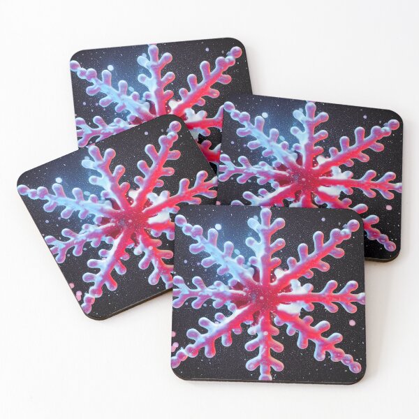 Item preview, Red snowflake cinematic view. designed and sold by Maniock.