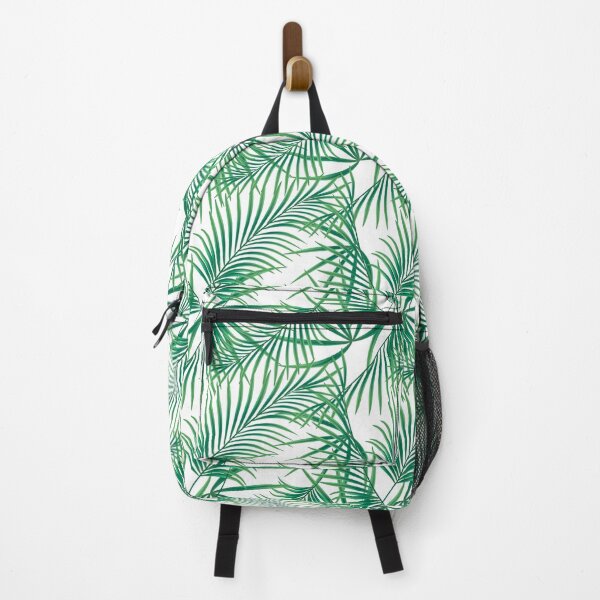 Item preview, Green palm leaves on white. designed and sold by marinaklykva.
