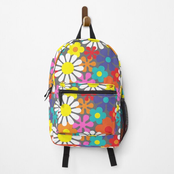 Item preview, Funky Hippie Flower Power Pattern designed and sold by HotHibiscus.