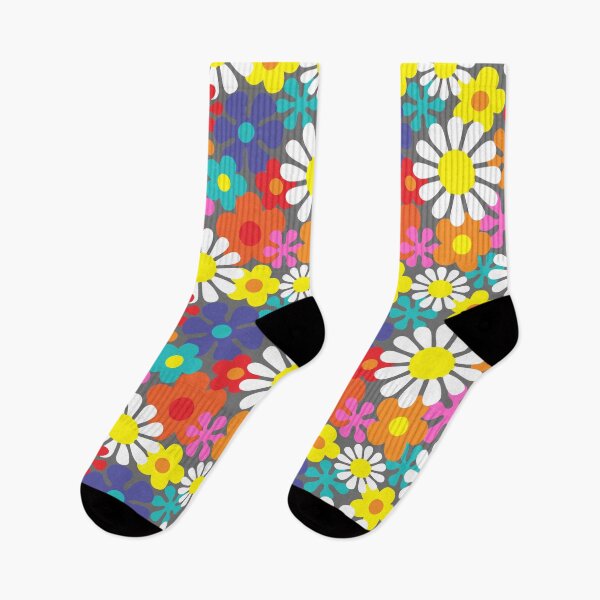 Item preview, Funky Hippie Flower Power Pattern designed and sold by HotHibiscus.