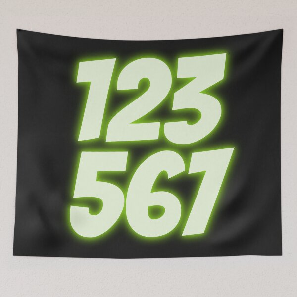 Item preview,  123 567  Salsa Rhythm Neon Numbers designed and sold by Oxanashekh.