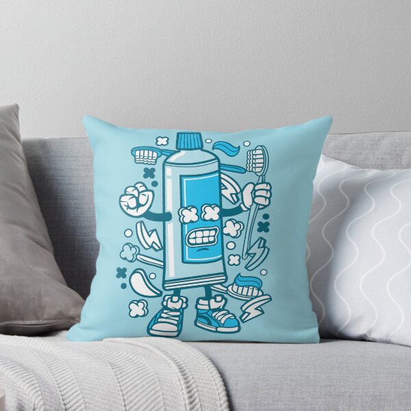Item preview, Angry Toothpaste With Hand and Shoes designed and sold by Artistic Prints.