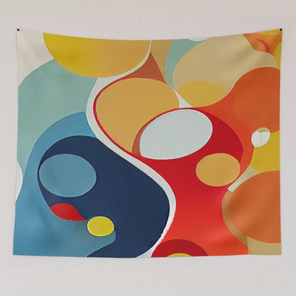 Item preview, Abstract baby room art designed and sold by UnlockingDesign.