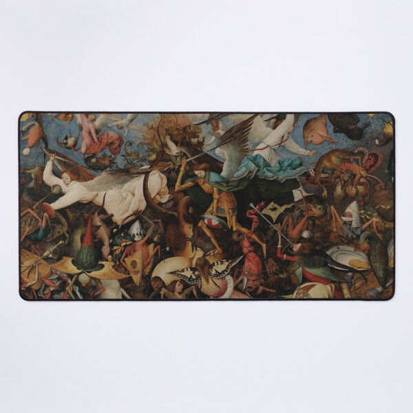 Item preview, Pieter Bruegel The Fall of the Rebellious Angels 1562 Throw designed and sold by beoverpowered.