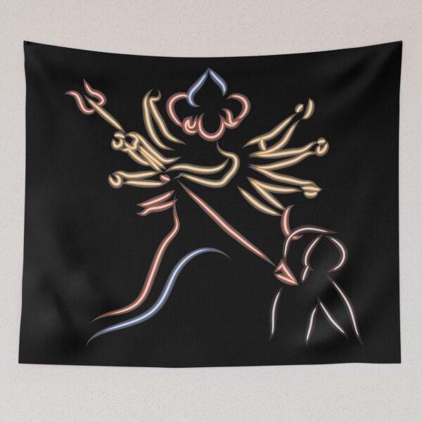 Item preview, Goddess durga painting | Goddess durga t-shirt designed and sold by KARTICK DUTTA.