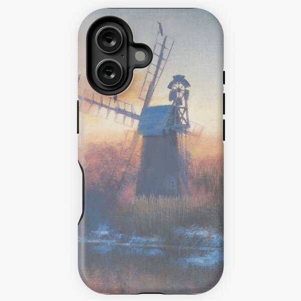 Winter Evening at Turf Fen iPhone Tough Case