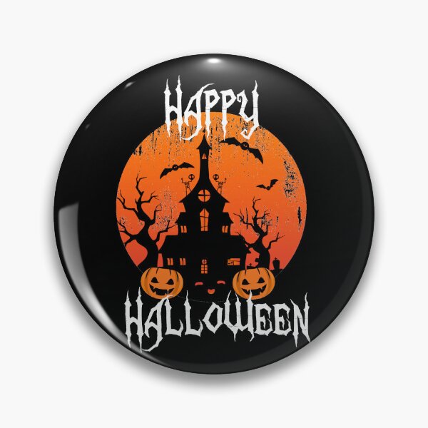 Item preview, Happy Halloween Art Design Draw Street Art Word Text Phrase Quote Orange Black designed and sold by BK-Fishing.