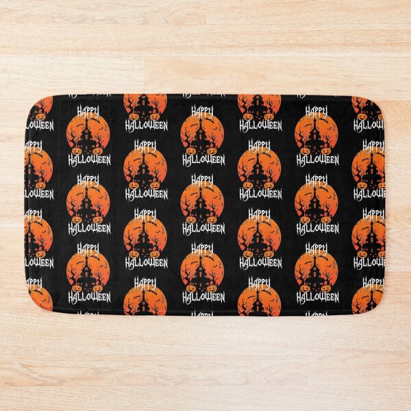 Item preview, Happy Halloween Art Design Draw Street Art Word Text Phrase Quote Orange Black designed and sold by BK-Fishing.