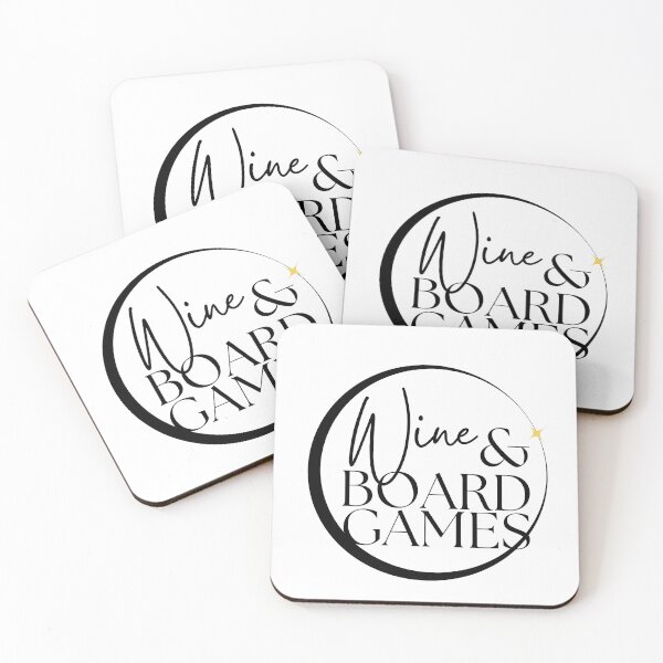 Item preview, Wine & Board Games - black designed and sold by gamenighttees.