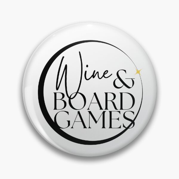Item preview, Wine & Board Games - black designed and sold by gamenighttees.