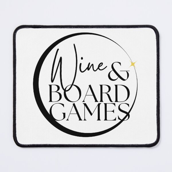 Item preview, Wine & Board Games - black designed and sold by gamenighttees.