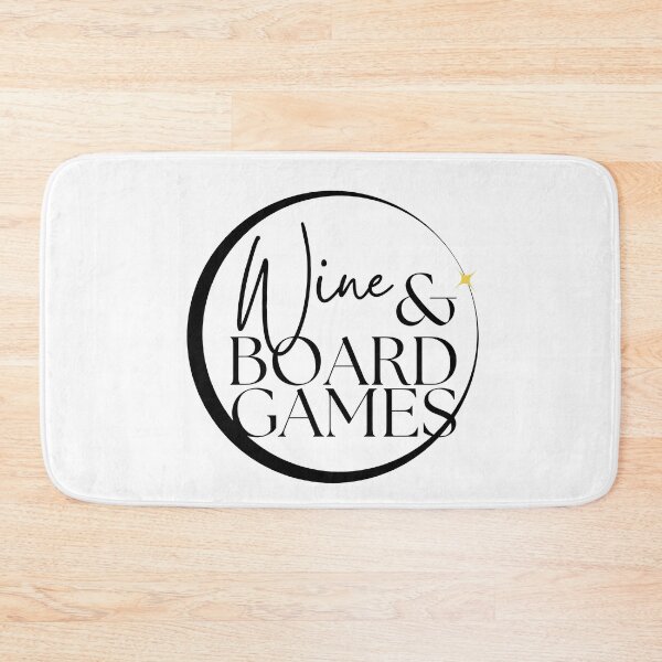 Item preview, Wine & Board Games - black designed and sold by gamenighttees.