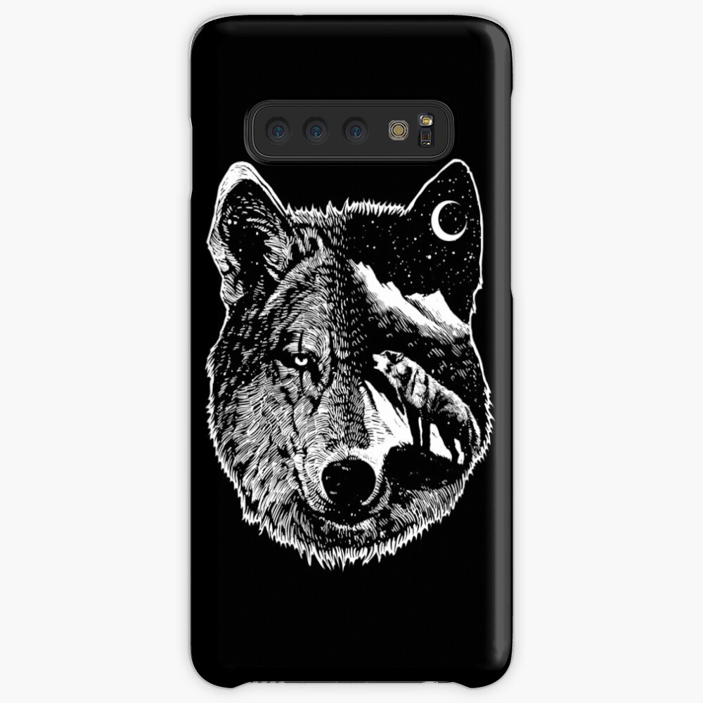 Night wolf Case & Skin for Samsung Galaxy