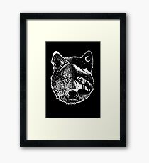 Nachtwolf Gerahmtes Wandbild