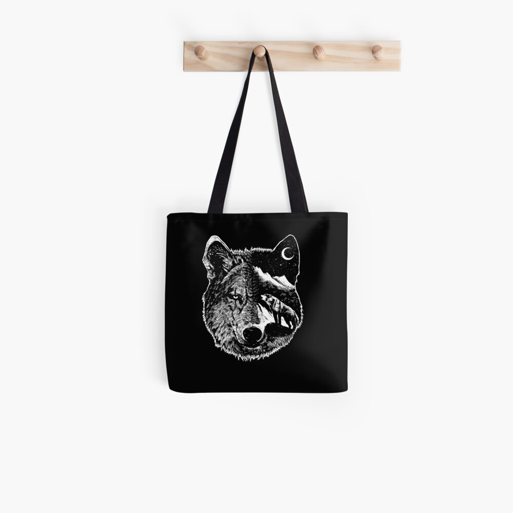 Night wolf Tote Bag