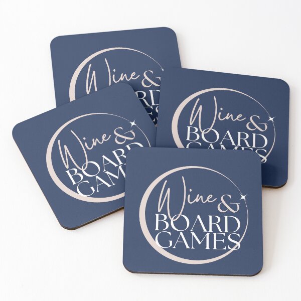 Item preview, Wine & Board Games - white designed and sold by gamenighttees.