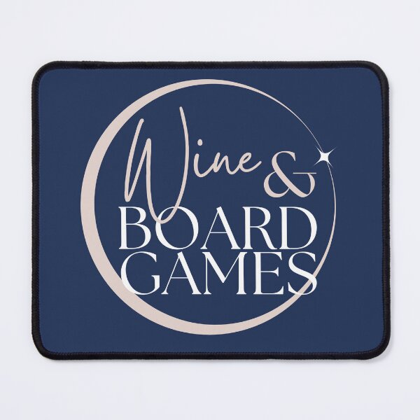Item preview, Wine & Board Games - white designed and sold by gamenighttees.
