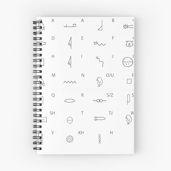 Item preview, set of egyptian hieroglyphic writing designed and sold by wa2022.