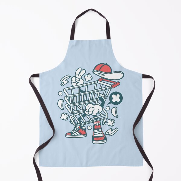 Item preview, Cute Shopping Cart With Hand And Shoes  designed and sold by Artistic Prints.