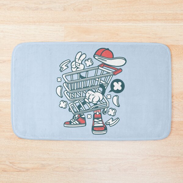 Item preview, Cute Shopping Cart With Hand And Shoes  designed and sold by Artistic Prints.