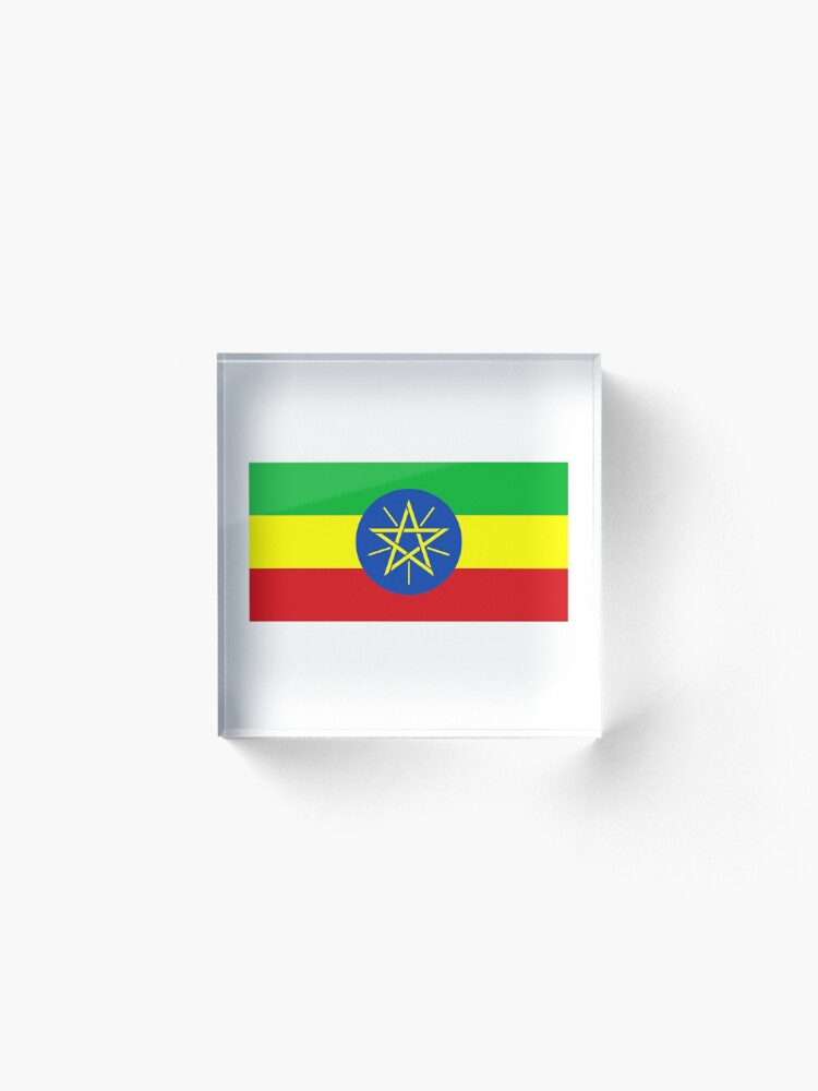 Bloque Acrilico Etiopia Bandera De Etiopia Bandera De Etiopia Africa Banderas Africanas De Tomsredbubble Redbubble