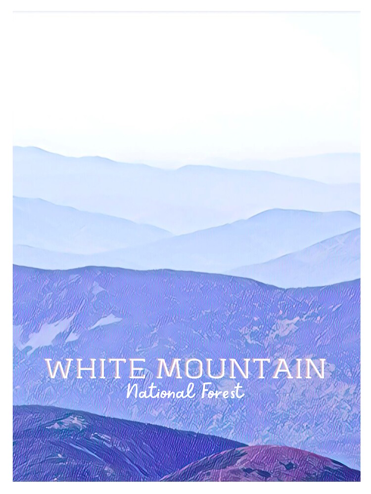 "White Mountain National Forest Sticker for Sale by blazeop