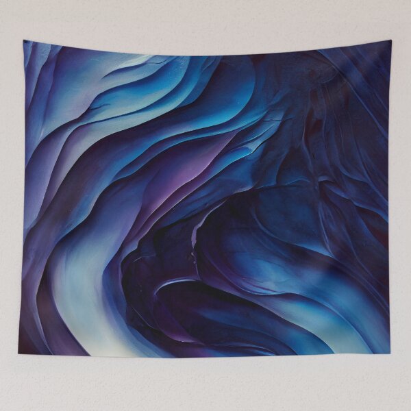 Item preview, Abstract indigo blue designed and sold by UnlockingDesign.