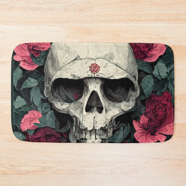 Item preview, winter skull - skulls and roses designed and sold by Chillapy.