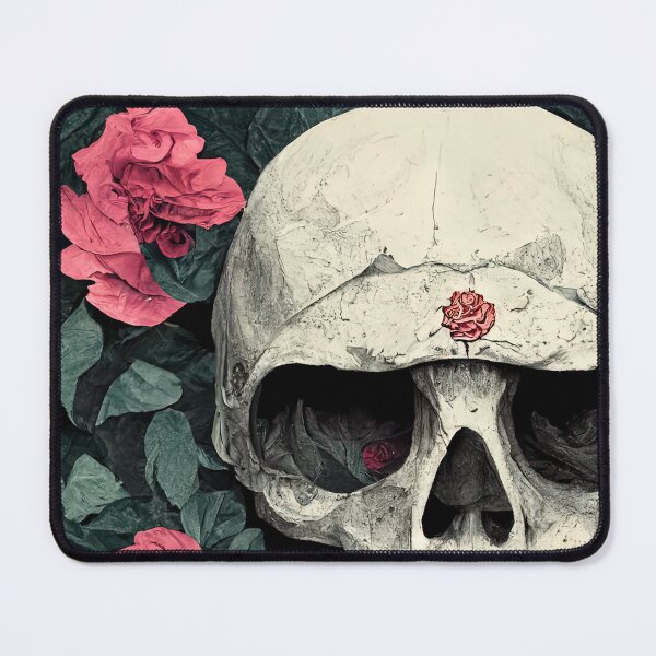 Item preview, winter skull - skulls and roses designed and sold by Chillapy.