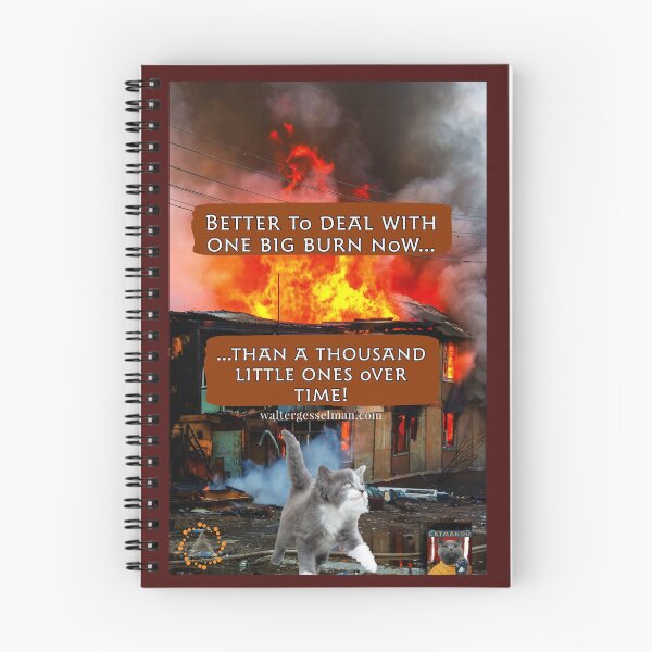 Item preview, Better To Deal With One Big Burn Now…Than a Thousand Little Ones Over Time! designed and sold by Walter G. Esselman.