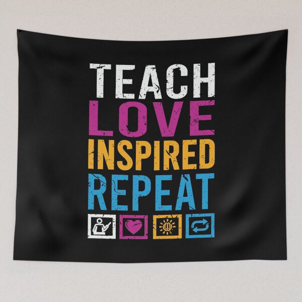 Item preview, Teach Love Inspired Repeat Quote Gifts for Teachers Days  designed and sold by TajfunX.