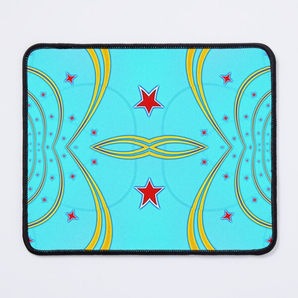 Item preview, ARUBA - ABSTRACT ARUBA FLAG PATTERN - ONE HAPPY ISLAND designed and sold by Ralek.