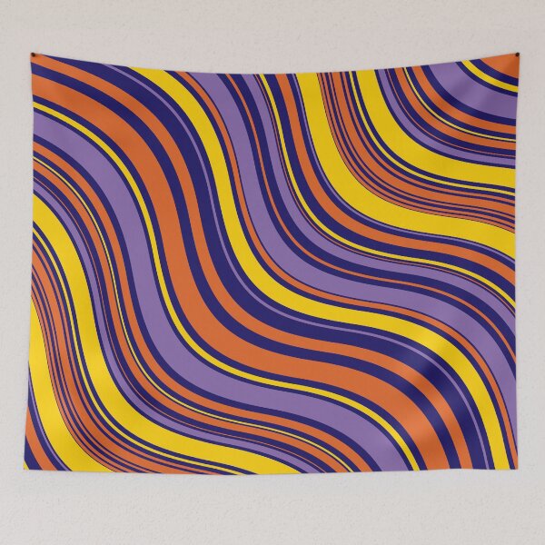 Item preview, Groovy Halloween Waves designed and sold by risingrocket.