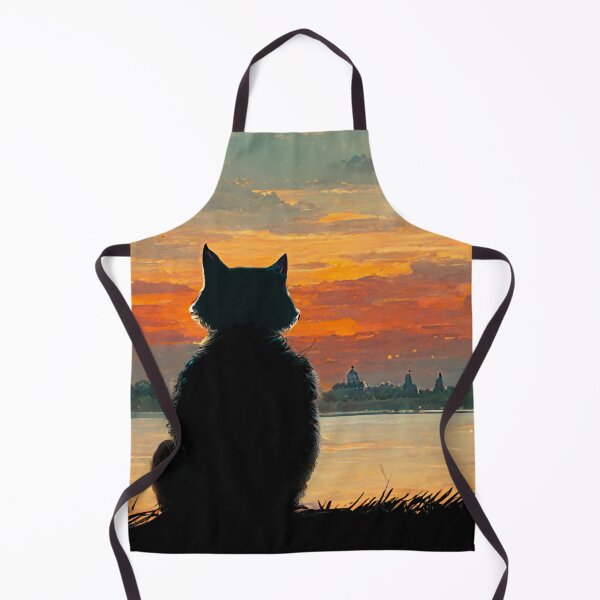 Item preview, Cat watching a sunset designed and sold by SJG-digital.