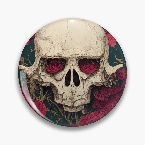 Item preview, winter skull - skulls and roses designed and sold by Chillapy.