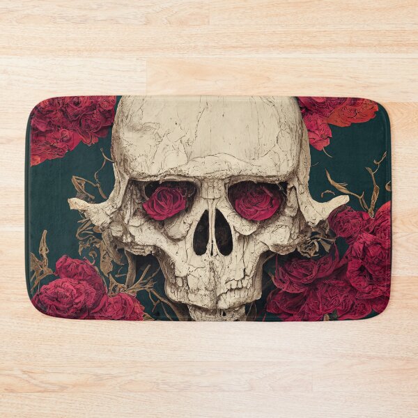 Item preview, winter skull - skulls and roses designed and sold by Chillapy.