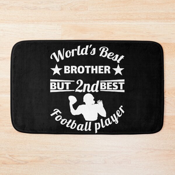 Item preview, World's best brother but 2nd best American football player designed and sold by NobelFashion.