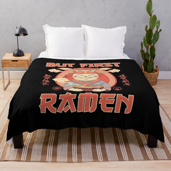 Item preview, But First Ramen, Kawaii Cat designed and sold by printify.