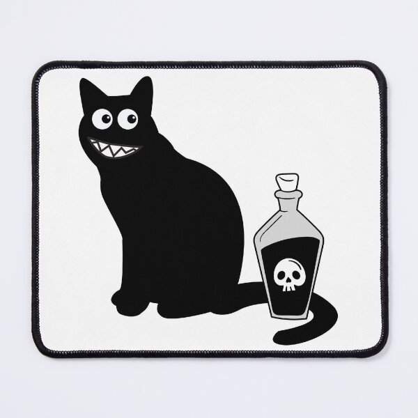 Item preview, Halloween Creepy Black Cat designed and sold by MegzVTonder.