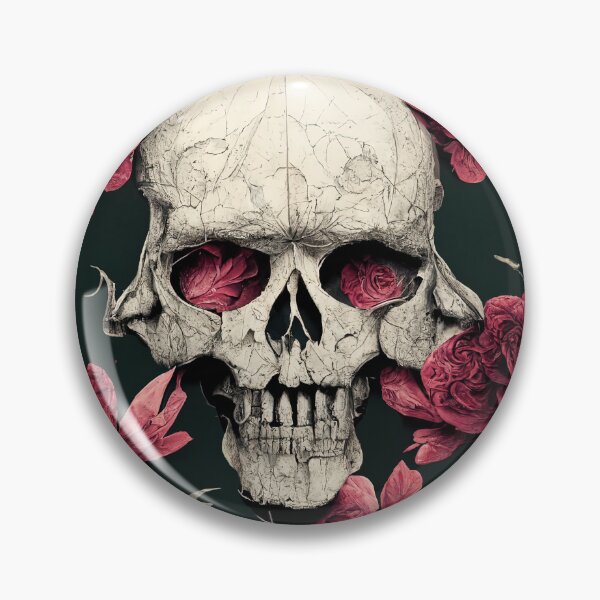 Item preview, winter skull - skulls and roses designed and sold by Chillapy.