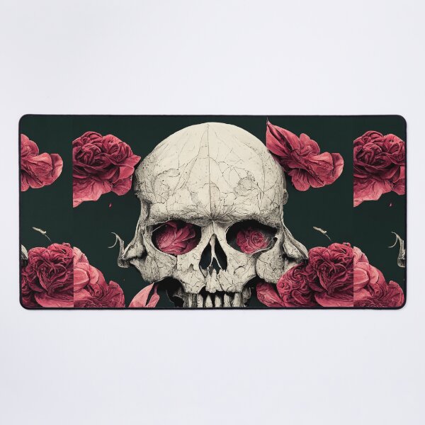 Item preview, winter skull - skulls and roses designed and sold by Chillapy.