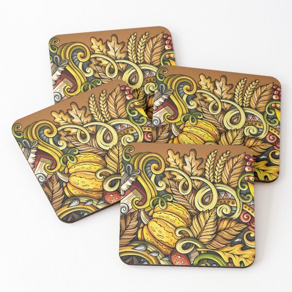 Item preview, Autumn doodle designed and sold by Zip-Zup.