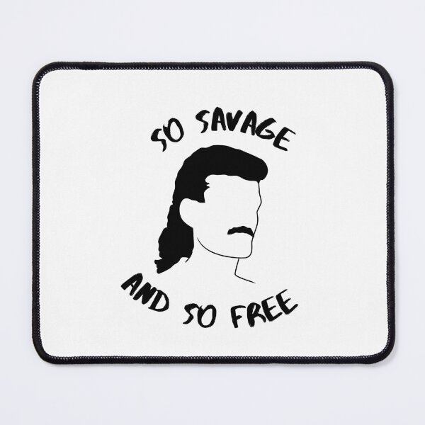 Item preview, So savage and so free mullet designed and sold by Wolf-Bird-Nest.