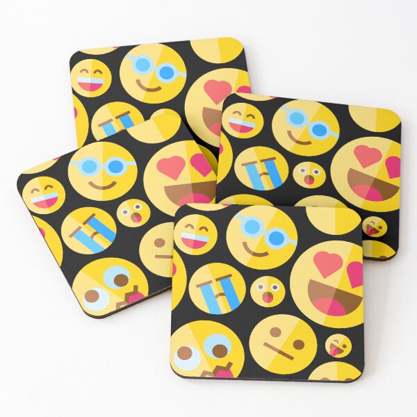 Item preview, emoji faces seamless pattern designed and sold by Lefteris Betsis.