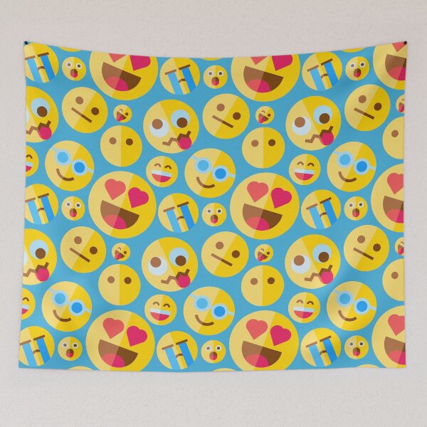 Item preview, emoji faces seamless pattern designed and sold by Lefteris Betsis.