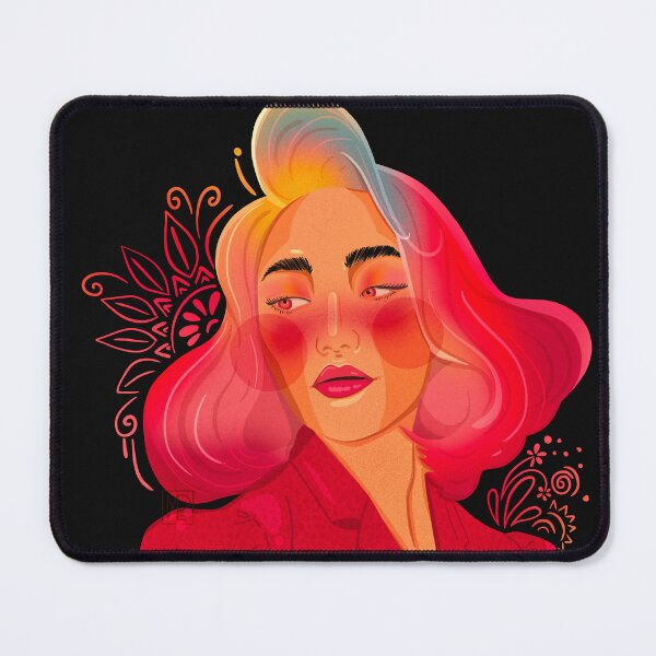 Item preview, Rainbow Haired Asian Lady(Transparent) designed and sold by Penxil.