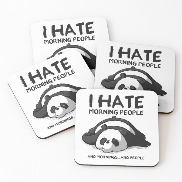 Item preview, I hate morning people designed and sold by theduc.