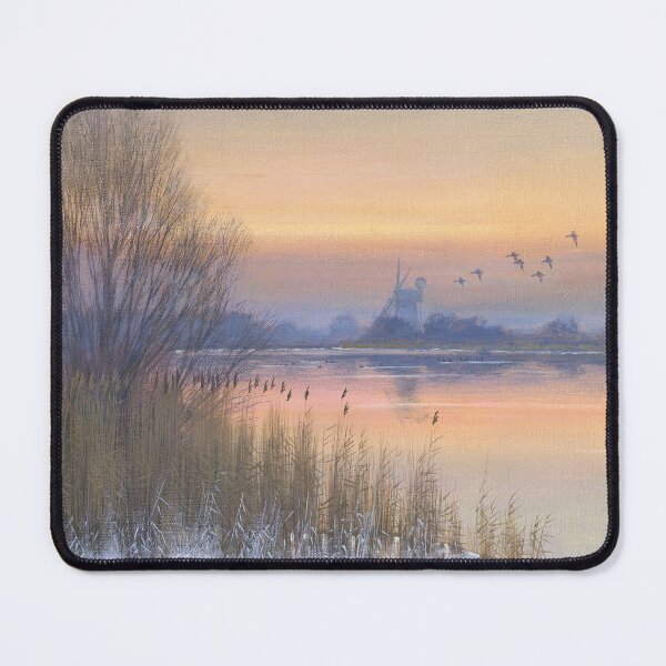 Winter Morning at Horsey Mere Mouse Pad