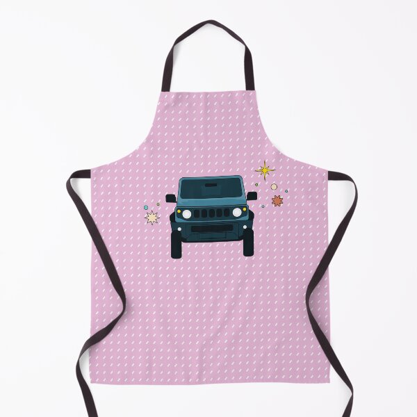 Item preview, Brisk Blue Suzuki Jimny - Pink Dotted Pattern designed and sold by stoicjimny.