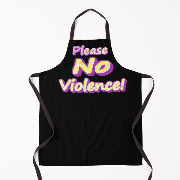 Item preview, "Please No Violence!" Cute Design. Buy Now designed and sold by Health And Fitness Posts e-Store.